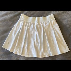 Lululemon Tennis Skirt- silver blue color